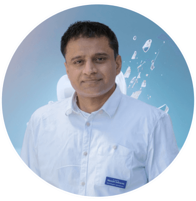 Portrait of Dr. Manish Sablania at Zahnspange Sablania