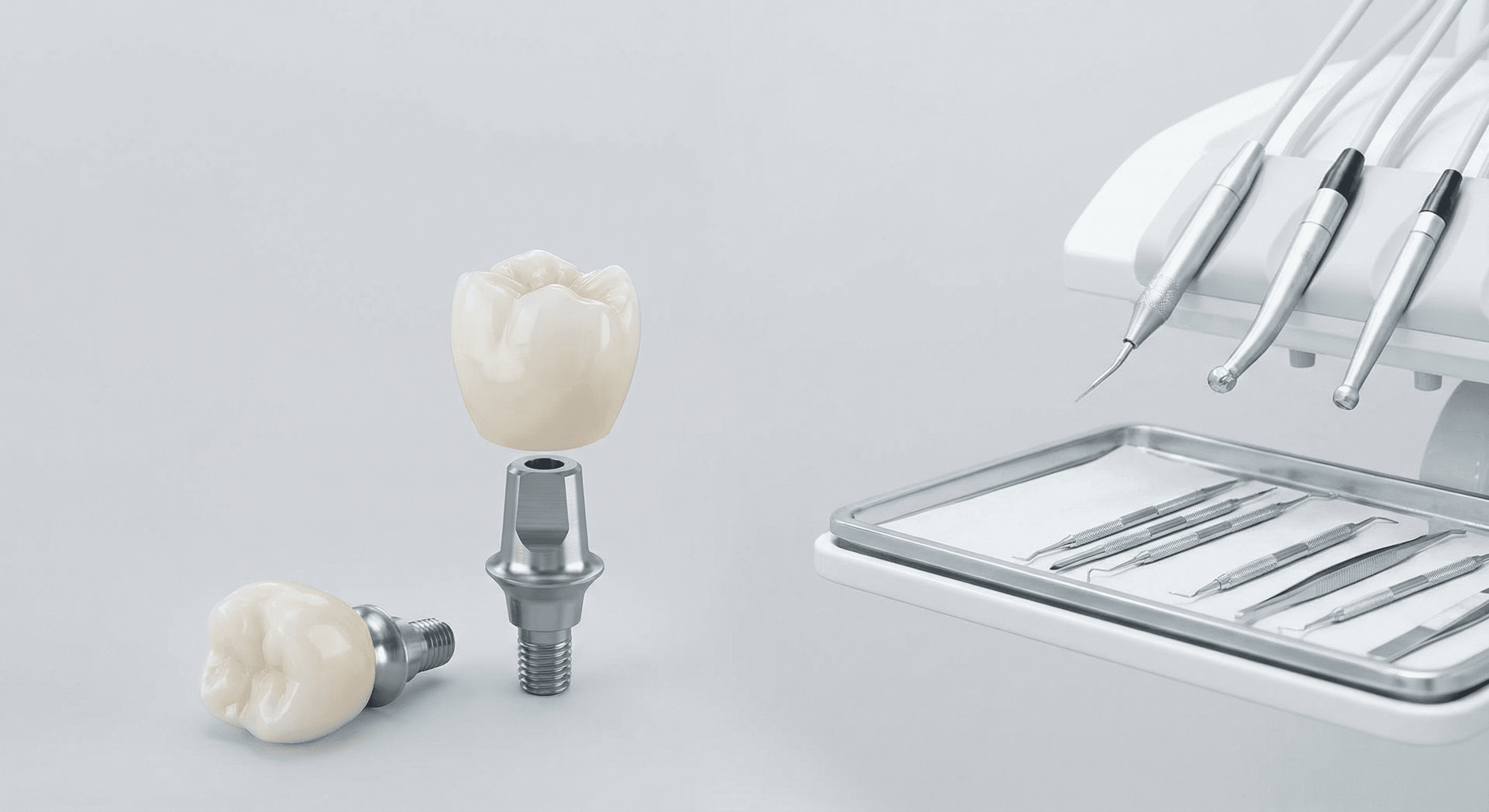 Dental implant supported tooth replacement