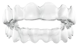 Transparent plastic retainers (trays) for upper and lower arches