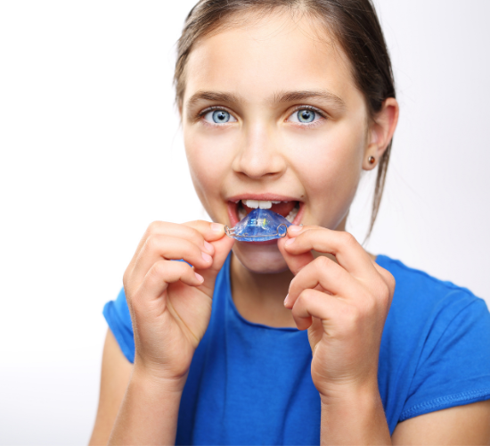 herausnehmbare Zahnspange für Kinder